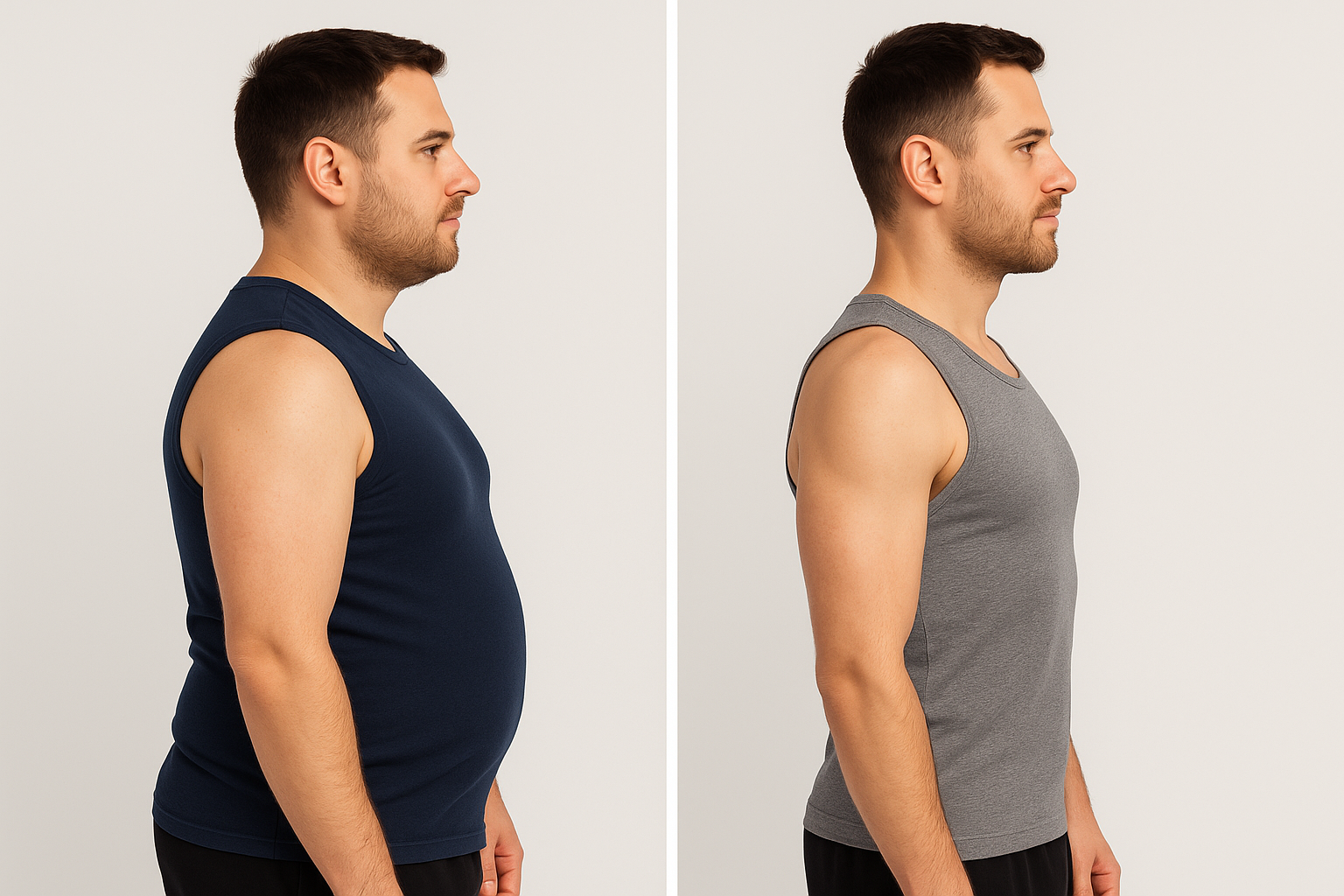 Hombre en consulta de pérdida de peso