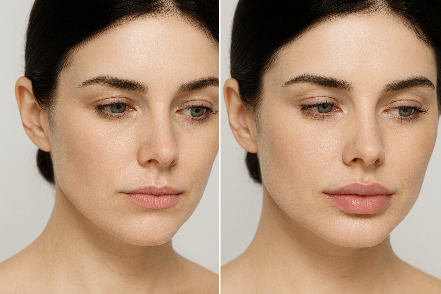 Labios con relleno de ácido hialurónico