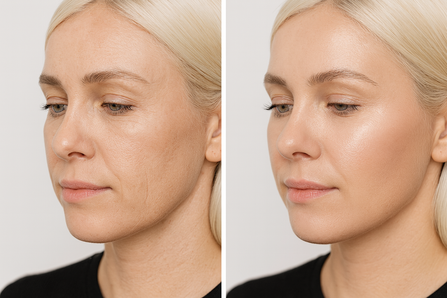 Piel hidratada con skinbooster